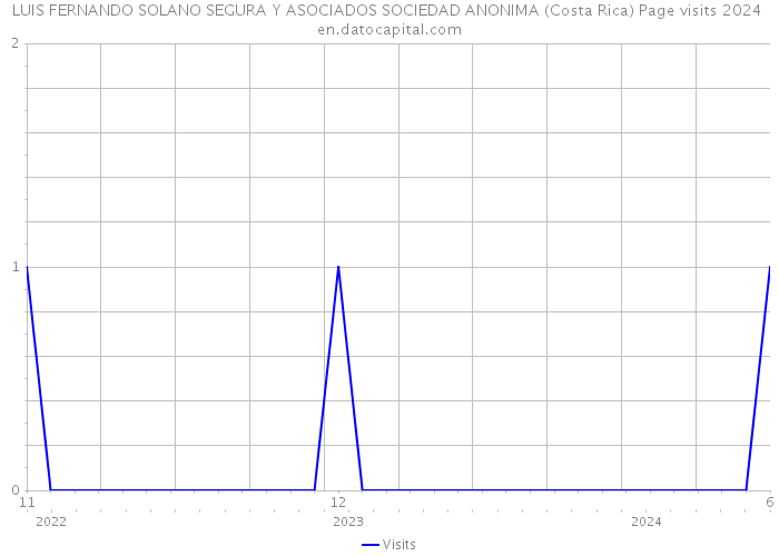 LUIS FERNANDO SOLANO SEGURA Y ASOCIADOS SOCIEDAD ANONIMA (Costa Rica) Page visits 2024 
