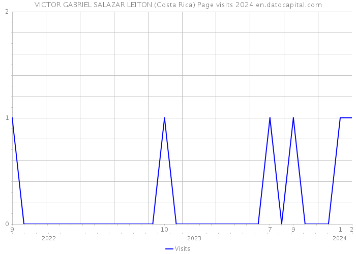 VICTOR GABRIEL SALAZAR LEITON (Costa Rica) Page visits 2024 