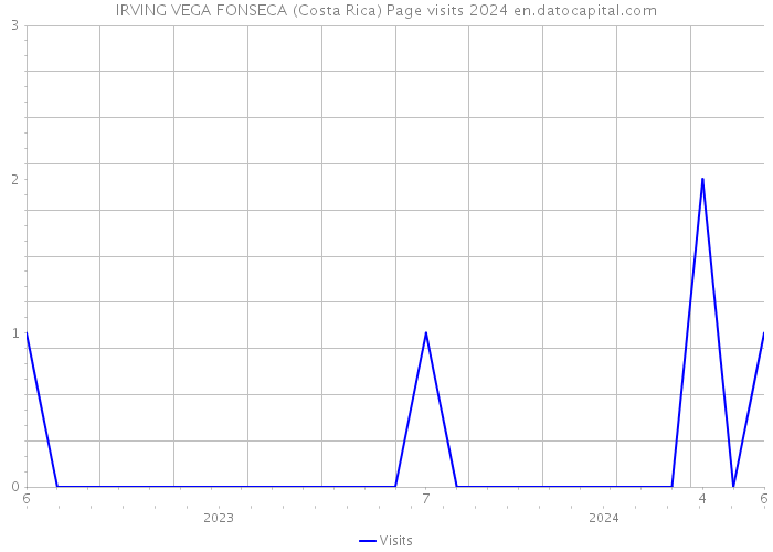IRVING VEGA FONSECA (Costa Rica) Page visits 2024 