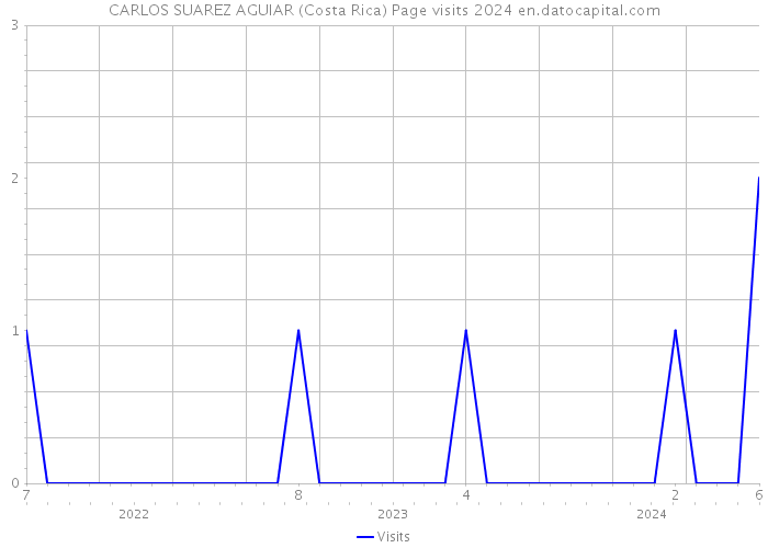 CARLOS SUAREZ AGUIAR (Costa Rica) Page visits 2024 