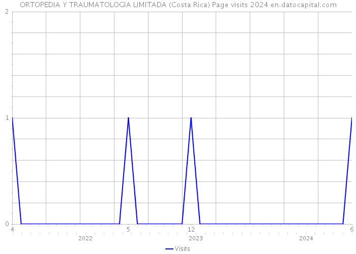 ORTOPEDIA Y TRAUMATOLOGIA LIMITADA (Costa Rica) Page visits 2024 