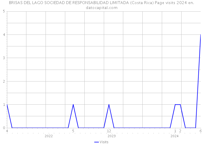 BRISAS DEL LAGO SOCIEDAD DE RESPONSABILIDAD LIMITADA (Costa Rica) Page visits 2024 