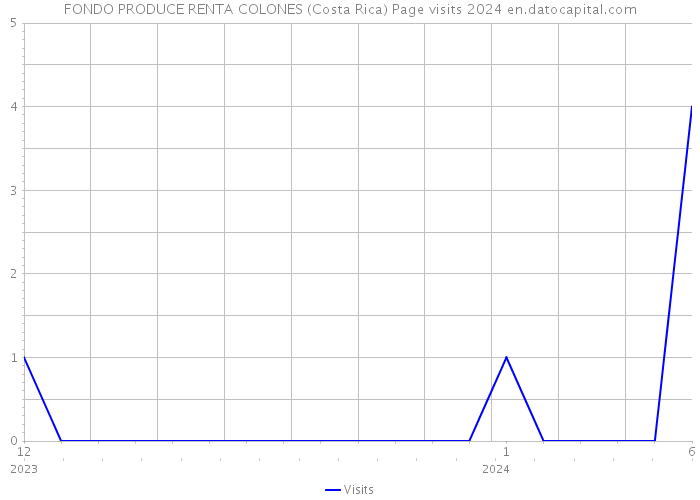 FONDO PRODUCE RENTA COLONES (Costa Rica) Page visits 2024 