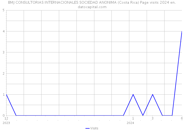 BMJ CONSULTORIAS INTERNACIONALES SOCIEDAD ANONIMA (Costa Rica) Page visits 2024 
