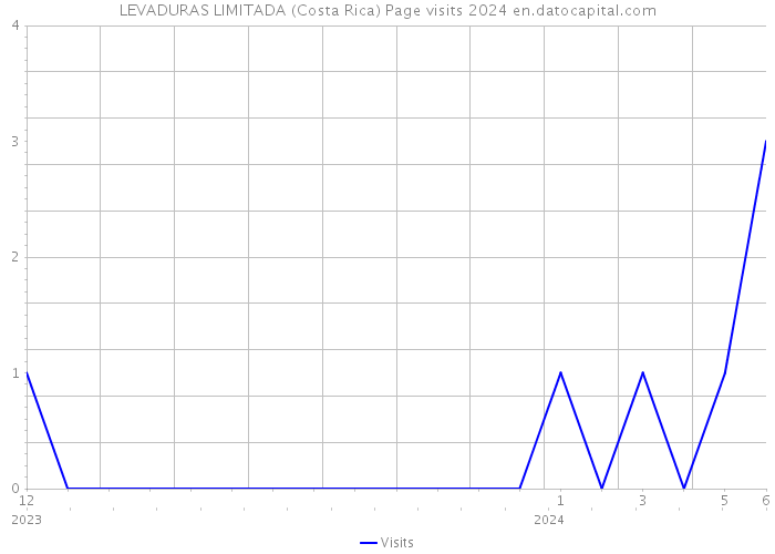 LEVADURAS LIMITADA (Costa Rica) Page visits 2024 