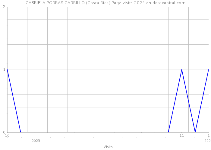 GABRIELA PORRAS CARRILLO (Costa Rica) Page visits 2024 