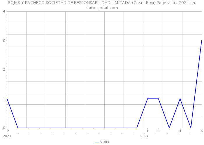 ROJAS Y PACHECO SOCIEDAD DE RESPONSABILIDAD LIMITADA (Costa Rica) Page visits 2024 