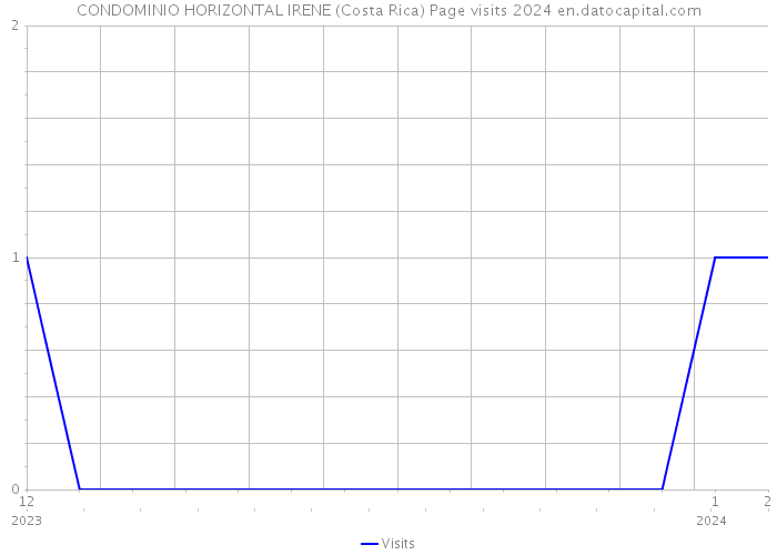 CONDOMINIO HORIZONTAL IRENE (Costa Rica) Page visits 2024 