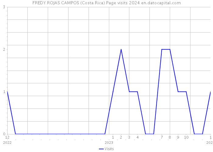 FREDY ROJAS CAMPOS (Costa Rica) Page visits 2024 