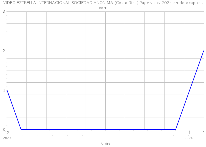 VIDEO ESTRELLA INTERNACIONAL SOCIEDAD ANONIMA (Costa Rica) Page visits 2024 