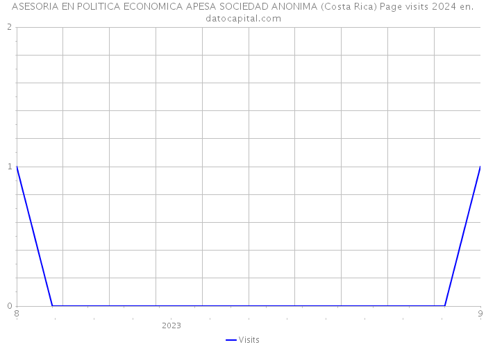 ASESORIA EN POLITICA ECONOMICA APESA SOCIEDAD ANONIMA (Costa Rica) Page visits 2024 