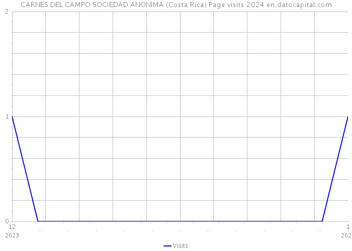 CARNES DEL CAMPO SOCIEDAD ANONIMA (Costa Rica) Page visits 2024 