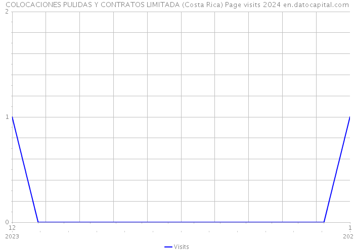 COLOCACIONES PULIDAS Y CONTRATOS LIMITADA (Costa Rica) Page visits 2024 