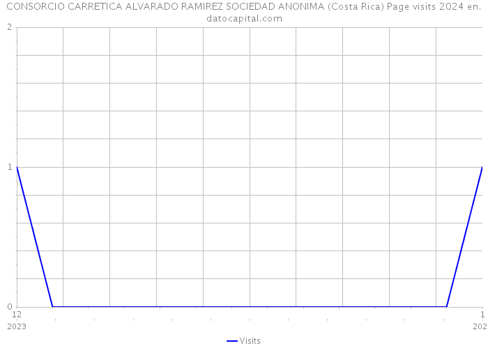 CONSORCIO CARRETICA ALVARADO RAMIREZ SOCIEDAD ANONIMA (Costa Rica) Page visits 2024 