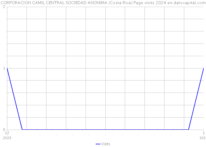 CORPORACION CAMIL CENTRAL SOCIEDAD ANONIMA (Costa Rica) Page visits 2024 