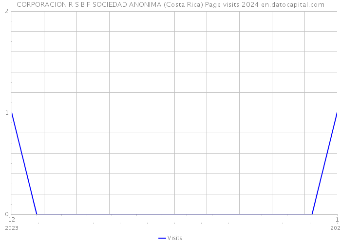CORPORACION R S B F SOCIEDAD ANONIMA (Costa Rica) Page visits 2024 