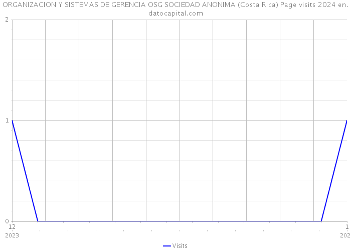 ORGANIZACION Y SISTEMAS DE GERENCIA OSG SOCIEDAD ANONIMA (Costa Rica) Page visits 2024 