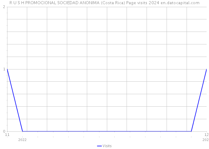 R U S H PROMOCIONAL SOCIEDAD ANONIMA (Costa Rica) Page visits 2024 