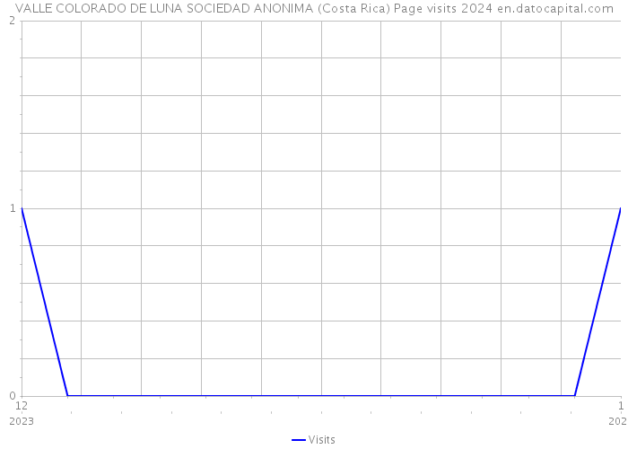 VALLE COLORADO DE LUNA SOCIEDAD ANONIMA (Costa Rica) Page visits 2024 