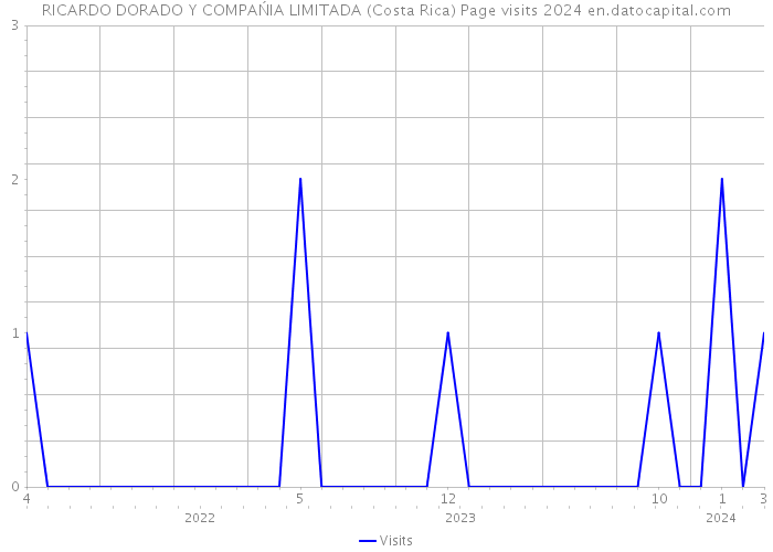 RICARDO DORADO Y COMPAŃIA LIMITADA (Costa Rica) Page visits 2024 