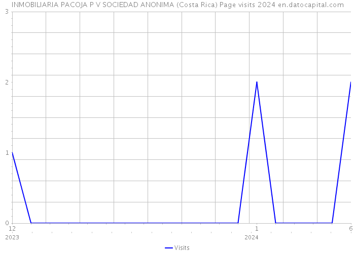 INMOBILIARIA PACOJA P V SOCIEDAD ANONIMA (Costa Rica) Page visits 2024 