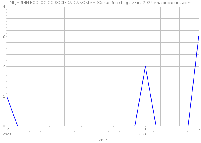 MI JARDIN ECOLOGICO SOCIEDAD ANONIMA (Costa Rica) Page visits 2024 