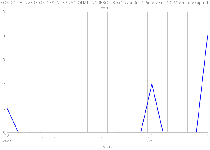 FONDO DE INVERSION CFS INTERNACIONAL INGRESO USD (Costa Rica) Page visits 2024 