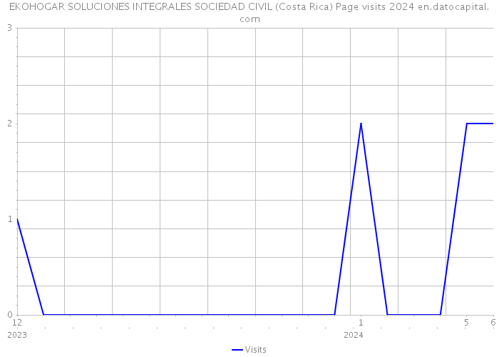 EKOHOGAR SOLUCIONES INTEGRALES SOCIEDAD CIVIL (Costa Rica) Page visits 2024 