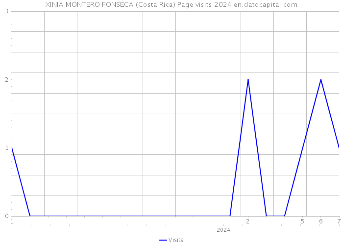 XINIA MONTERO FONSECA (Costa Rica) Page visits 2024 