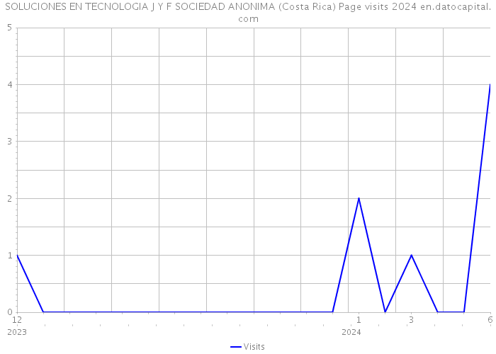 SOLUCIONES EN TECNOLOGIA J Y F SOCIEDAD ANONIMA (Costa Rica) Page visits 2024 