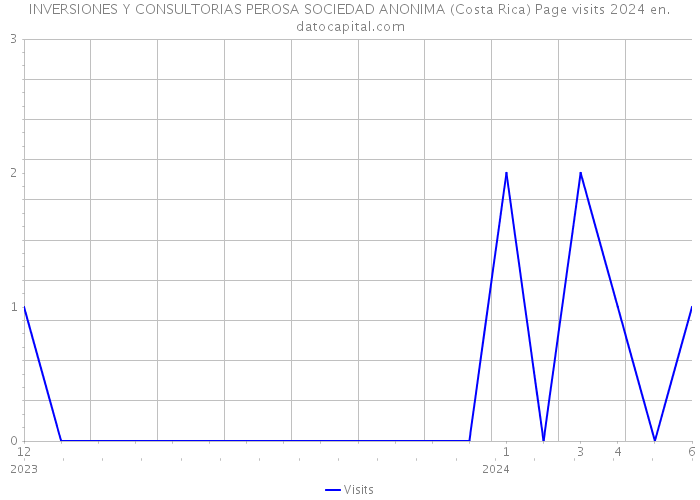 INVERSIONES Y CONSULTORIAS PEROSA SOCIEDAD ANONIMA (Costa Rica) Page visits 2024 