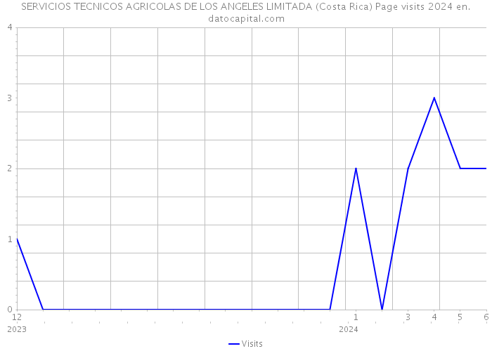 SERVICIOS TECNICOS AGRICOLAS DE LOS ANGELES LIMITADA (Costa Rica) Page visits 2024 