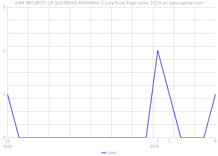 ASM SECURITY CR SOCIEDAD ANONIMA (Costa Rica) Page visits 2024 