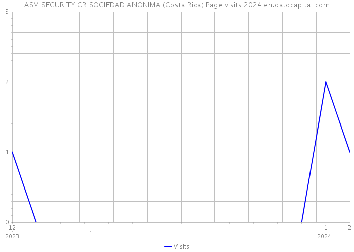 ASM SECURITY CR SOCIEDAD ANONIMA (Costa Rica) Page visits 2024 