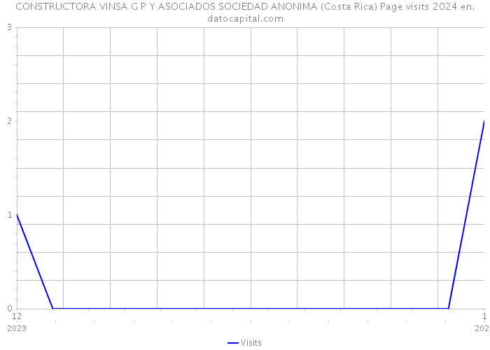 CONSTRUCTORA VINSA G P Y ASOCIADOS SOCIEDAD ANONIMA (Costa Rica) Page visits 2024 