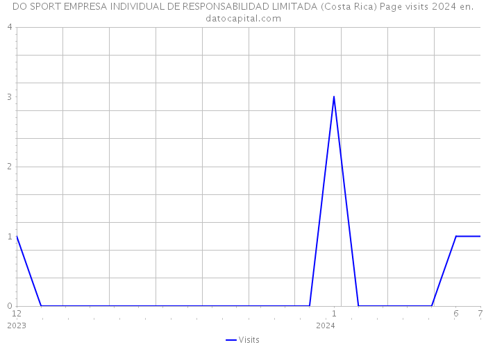 DO SPORT EMPRESA INDIVIDUAL DE RESPONSABILIDAD LIMITADA (Costa Rica) Page visits 2024 
