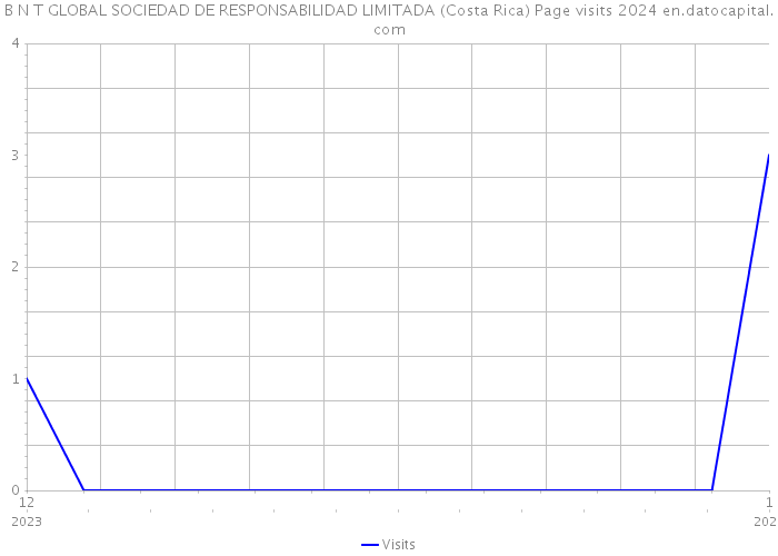 B N T GLOBAL SOCIEDAD DE RESPONSABILIDAD LIMITADA (Costa Rica) Page visits 2024 