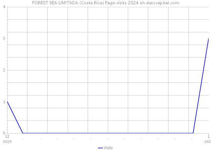 FOREST SEA LIMITADA (Costa Rica) Page visits 2024 