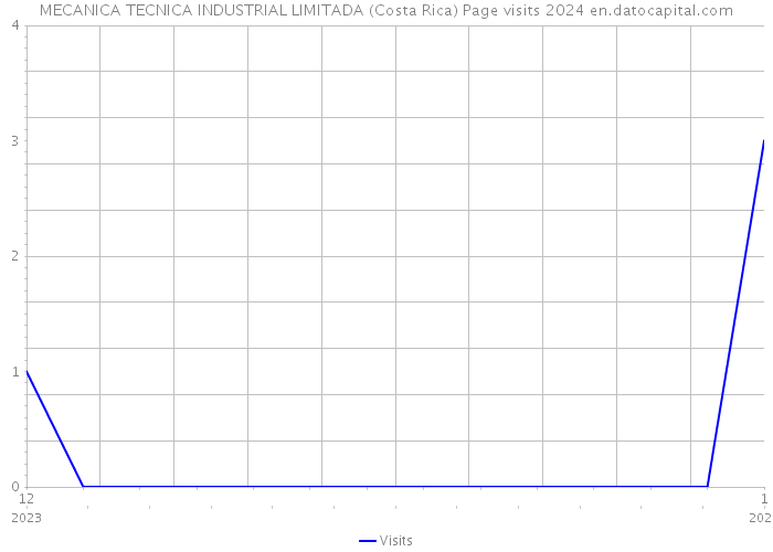MECANICA TECNICA INDUSTRIAL LIMITADA (Costa Rica) Page visits 2024 
