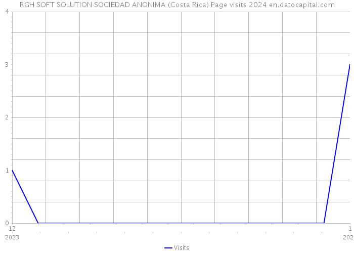 RGH SOFT SOLUTION SOCIEDAD ANONIMA (Costa Rica) Page visits 2024 