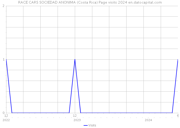 RACE CARS SOCIEDAD ANONIMA (Costa Rica) Page visits 2024 