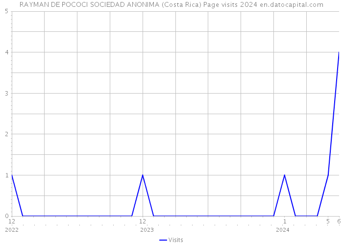 RAYMAN DE POCOCI SOCIEDAD ANONIMA (Costa Rica) Page visits 2024 