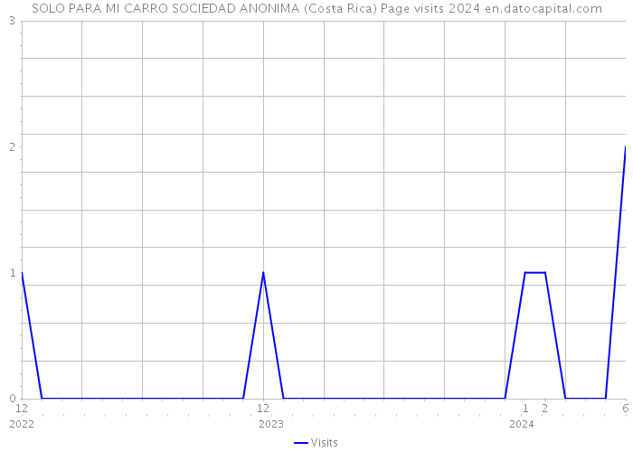 SOLO PARA MI CARRO SOCIEDAD ANONIMA (Costa Rica) Page visits 2024 