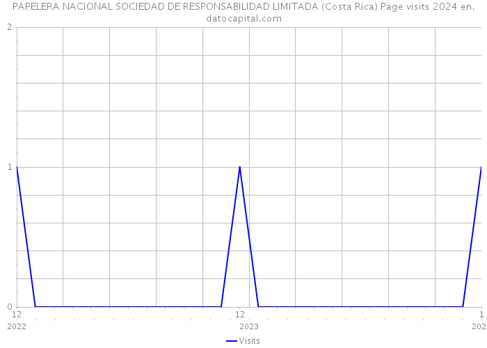 PAPELERA NACIONAL SOCIEDAD DE RESPONSABILIDAD LIMITADA (Costa Rica) Page visits 2024 