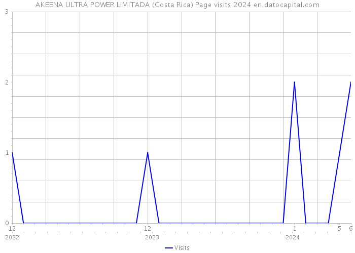 AKEENA ULTRA POWER LIMITADA (Costa Rica) Page visits 2024 