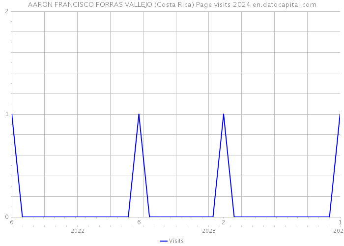 AARON FRANCISCO PORRAS VALLEJO (Costa Rica) Page visits 2024 