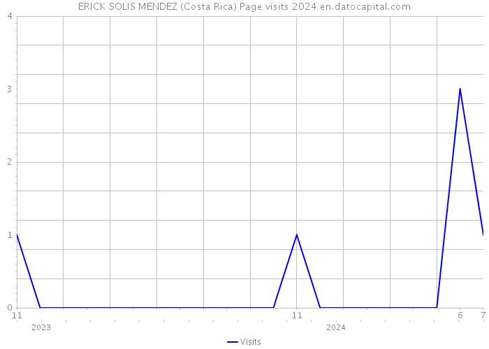 ERICK SOLIS MENDEZ (Costa Rica) Page visits 2024 