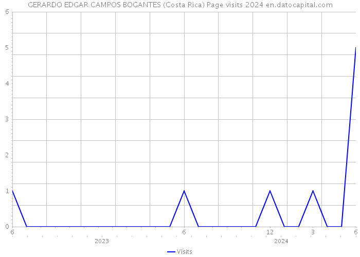 GERARDO EDGAR CAMPOS BOGANTES (Costa Rica) Page visits 2024 