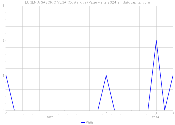 EUGENIA SABORIO VEGA (Costa Rica) Page visits 2024 