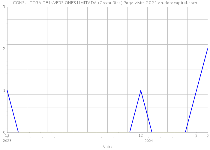 CONSULTORA DE INVERSIONES LIMITADA (Costa Rica) Page visits 2024 